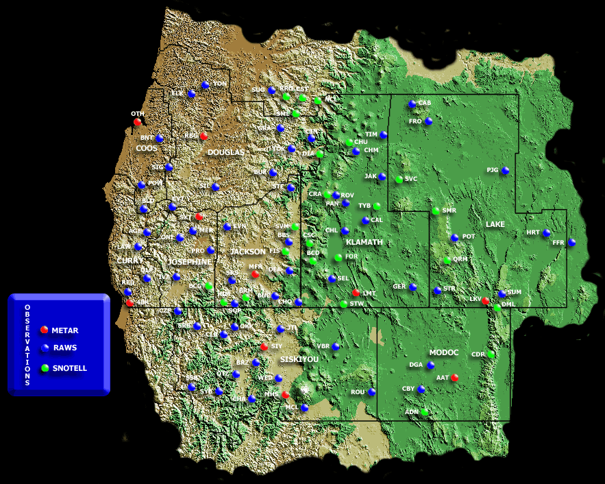 Click on a dot on the map for data